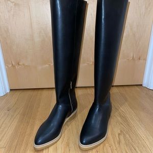 Sydney Brown Vegan Leather Boots